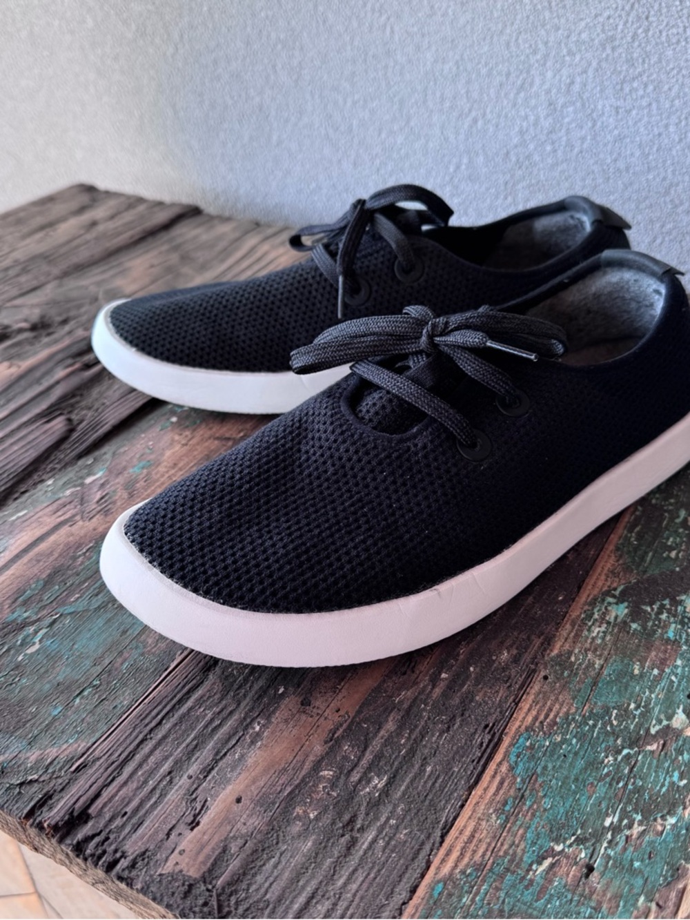 Allbirds Tree Skipper Black Boat Shoes Walking Lace Sneakers Men's Size 10